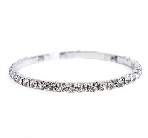 Rhinestone tennis bracelet - tennis,