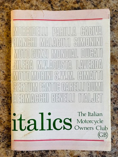 Italics italian motorcycle - italics,