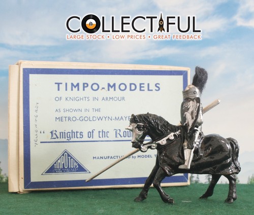 Timpo lead figure - lead, knights
