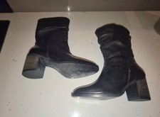 Dune Rosa Leather Boots