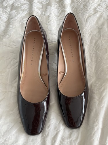 Zara brown patent shoes - shoes, 5