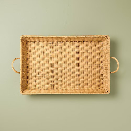 Medium woven tray hearth - -, &
