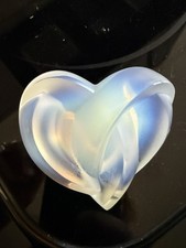 Lalique opalescent heart - lalique,