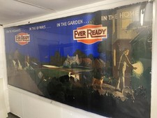 1936/1937 Ever Ready Shop Window Display Background Torch/battery Advertising 