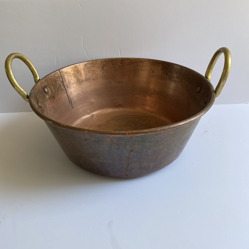 Antique copper jam pan - antique,