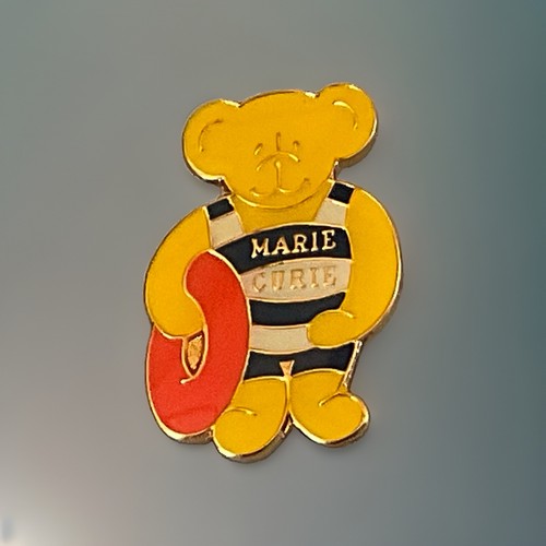 Marie curie cute yellow bear - marie,