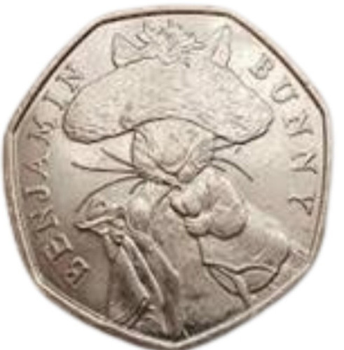50p benjamin bunny 2017 - benjamin,