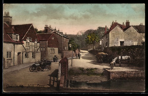 Postcard godalming mill lane - mill,