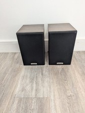 Pair of Goodmans Maxim 2 Bookshelf Speaker System Brown Wired Wooden 75W 8-Ohms