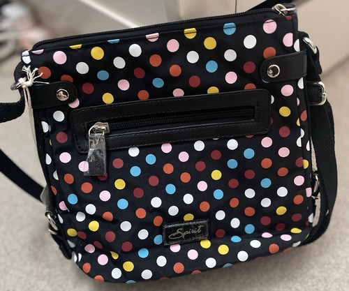 Spirit black polka - spirit, dot