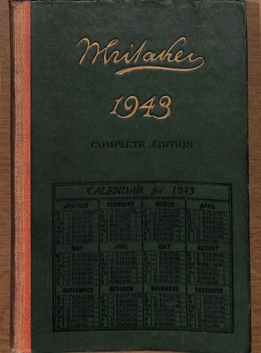 Whitakers almanack 1943 - almanack,