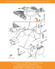 YAMAHA Clamp, 90464-18116 OEM