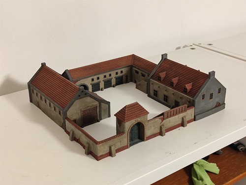 15mm scale table top wargaming - table,