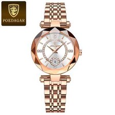 Ladies quartz watch rose gold - watch,