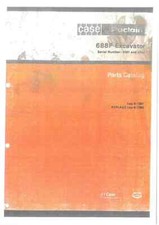 Case Poclain Wheeled Excavator 688P Parts Manual - 688 P