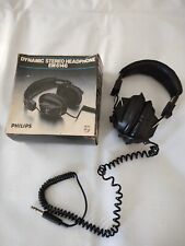 Vintage Philips EM-6146 Dynamic Stereo Headphones