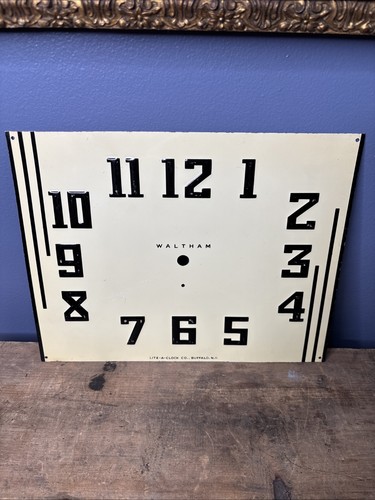 Vintage lite clock waltham - lite-a-clock,