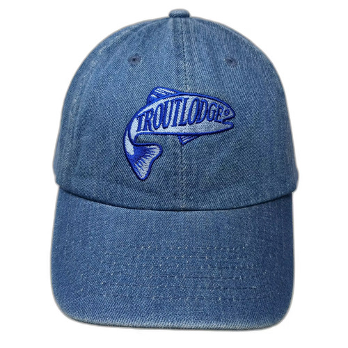 Baseball cap blue denim hat - kc,