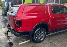 Ford Ranger 2023 - Aeroklas Commercial Canopy with Roof Rails, Lucid Red