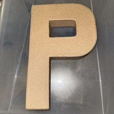 “P” LARGE PAPIER MACHE