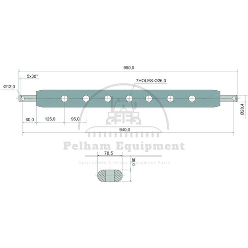 940mm linkage drawbar for - 940mm,