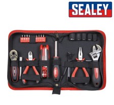 Sealey COMPACT TOOL KIT Pouch - Pliers Screwdrivers Sockets - Lifetime Guarantee