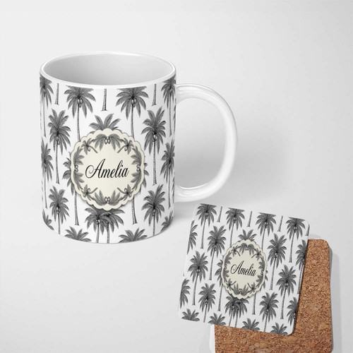 11oz tea coffee mug black - 11oz,