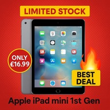 Apple iPad Mini 1st Generation 16GB Grey WiFi Very Good Condition Space Grey 