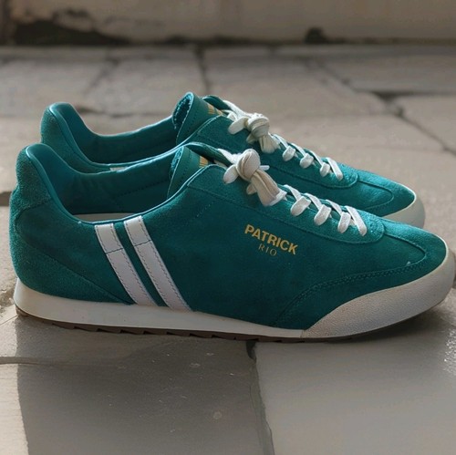 Patrick rio men green - green, suede