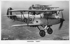 Valentines RPPC 38A-67 Hawker