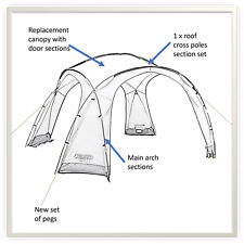 Eurohike Dome Event Shelter Gazebo (3.5m x 3.5m) spare parts poles pegs canopy