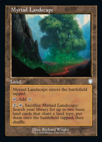 Mtg myriad landscape retro - landscape, (retro