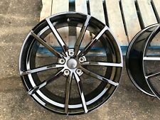 19" PRETORIA Style BLACK ALLOY WHEELS X4 Fits : VW GOLF / CADDY