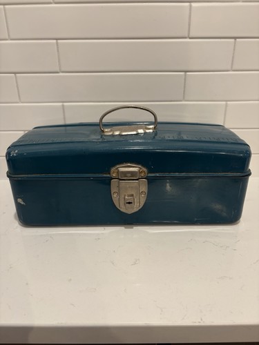 Vintage union steel chest - steel,