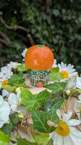 Whimsical mushroom fairy house - fairy,