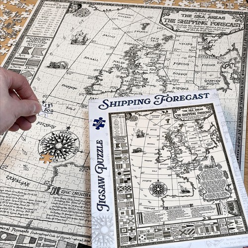 Shipping forecast map jigsaw - shipping,