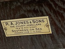 Antique Mantle Clock R.A. Jones & Sons 1930 England UNTESTED
