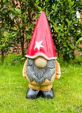 Wooden Gonk Garden Gnome With