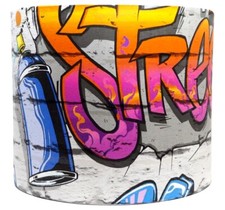 Graffiti Lampshade Ceiling