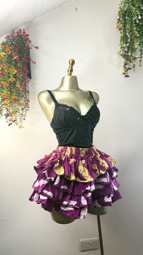Handmade ankara ruffle mini - handmade,