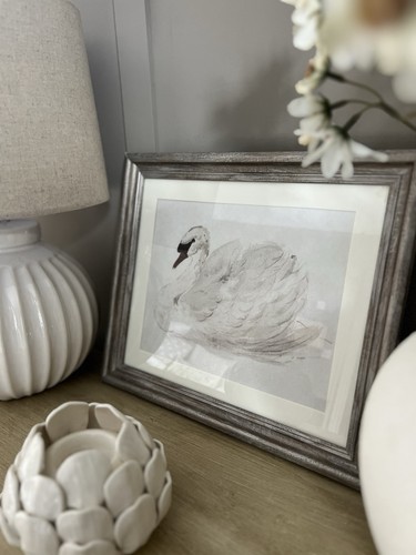 Vintage white swan - vintage,