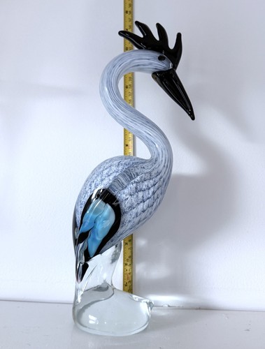 Murano style large glass bird - large,