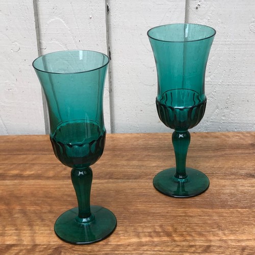 Pair vintage teal green - vintage,