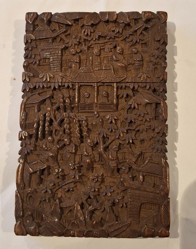 Antique chinese canton - antique, carved