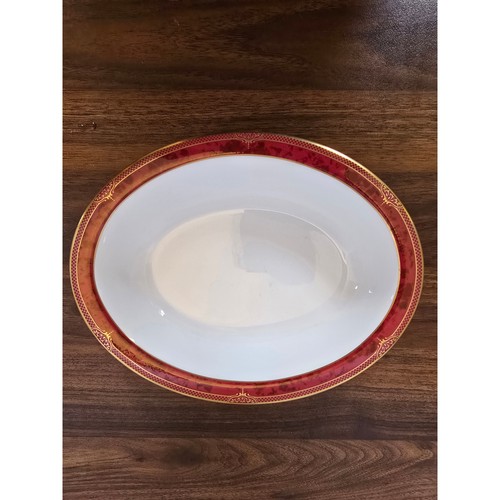 Spode bordeaux oval veggie - oval,