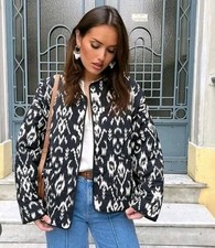 ZARA Printed Black White