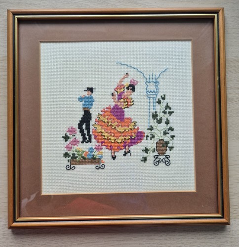 Embroidered picture spanish - picture.,