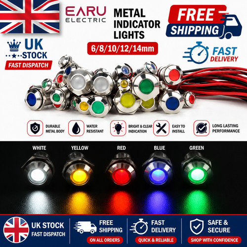 Indicator light car boat dash - indicator,