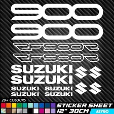 SUZUKI RF900R Vinyl Decal Stickers Sheet Bike Motorbike Motorcycle Mod Moto