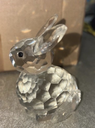 Crystal glass bunny - glass, ornament